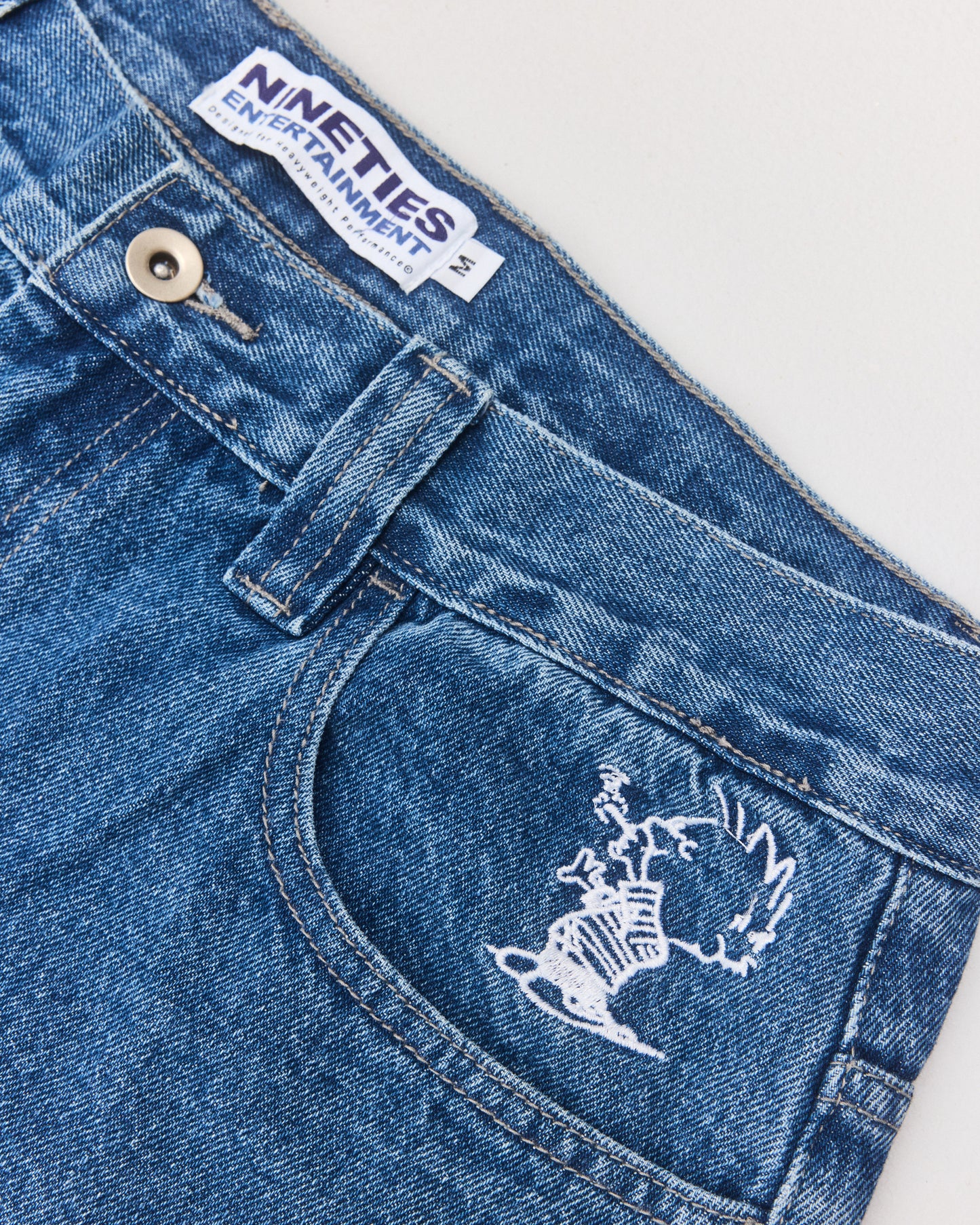 90s Jeans Blue