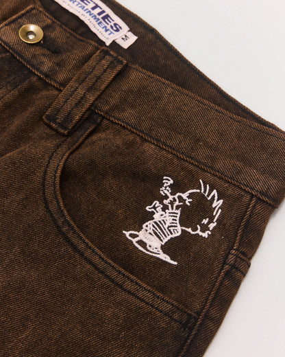 90s Jeans Brown