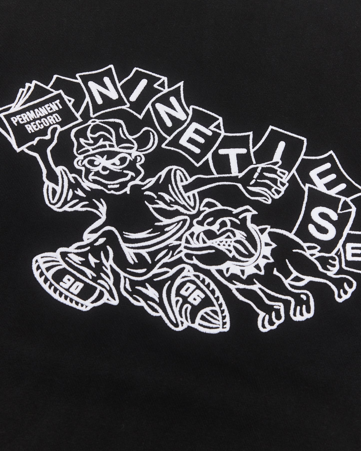 Record Crewneck Black