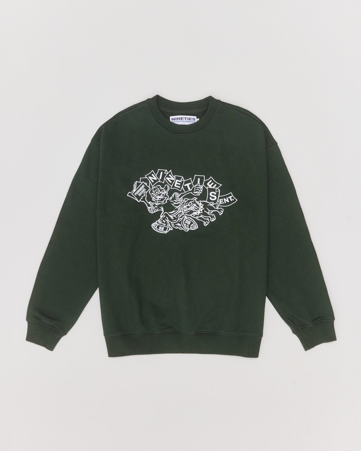 Record Crewneck Green