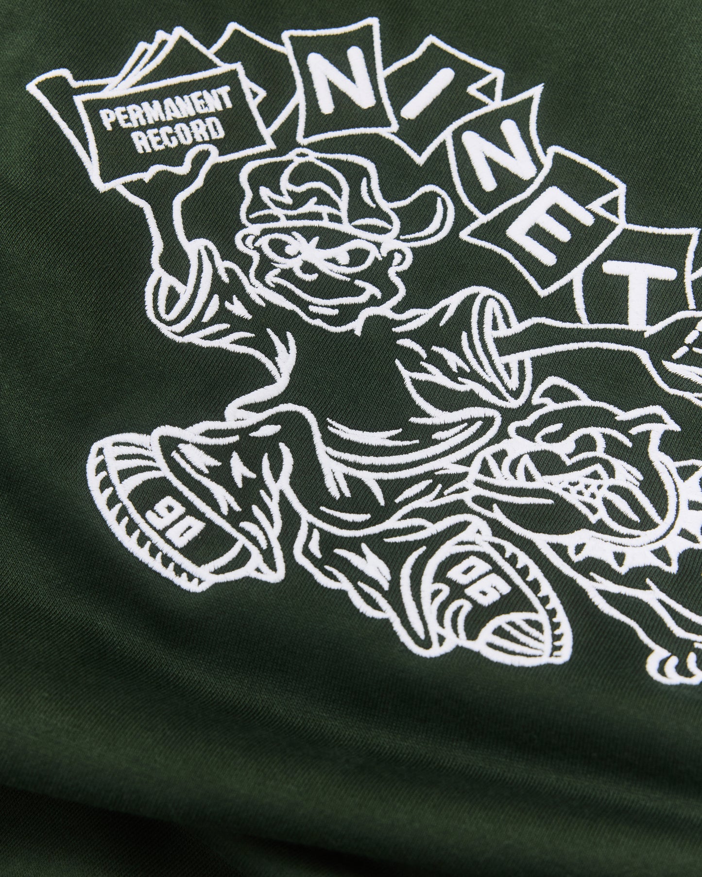 Record Crewneck Green